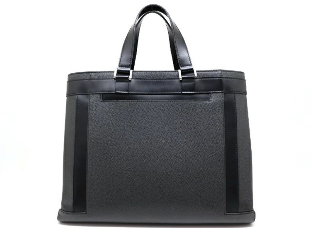 LOUIS VUITTON Bag Kasbek Handbag Taiga Ardoise